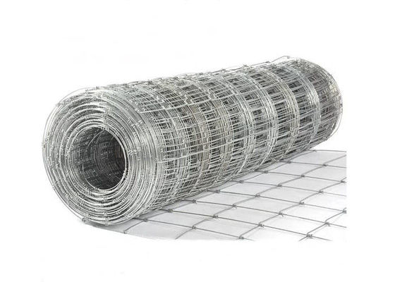 500m PVC Coated Roll Tough / Fixed Knot Field Fence With Square Holes