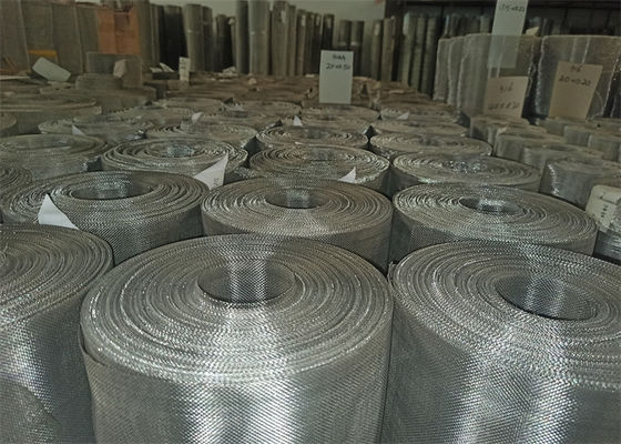 Stainless Steel 304 Square Woven Wire Mesh For Window Screen