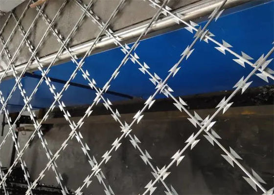 Flat Razor Wire Welded / Flatted Concertina Coil Manufacturers