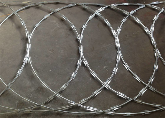 Flat Razor Wire Welded / Flatted Concertina Coil Manufacturers