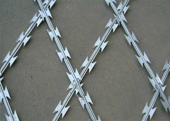 Flat Razor Wire Welded / Flatted Concertina Coil Manufacturers