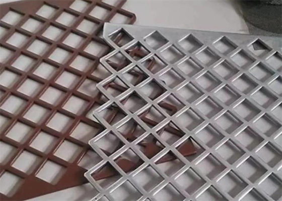 Square Hole Galvanized Perforated Metal Sheet For Audio Speaker Grilles