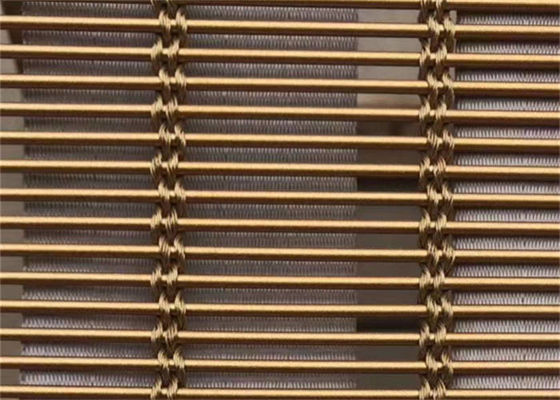 Stainless Steel Architectural Wire Mesh H Type Cable And Rod Combination Mesh