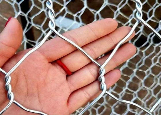Ζυγισμένο Gabion Box  Καναλιού Εφοδιασμός Τράπεζες ποταμού Gabion Wire Basket